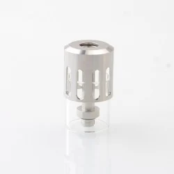 YFTK Hollow Cap for e-Vapor Flash V4.5 / V4.5S+ Style RTA - Silver