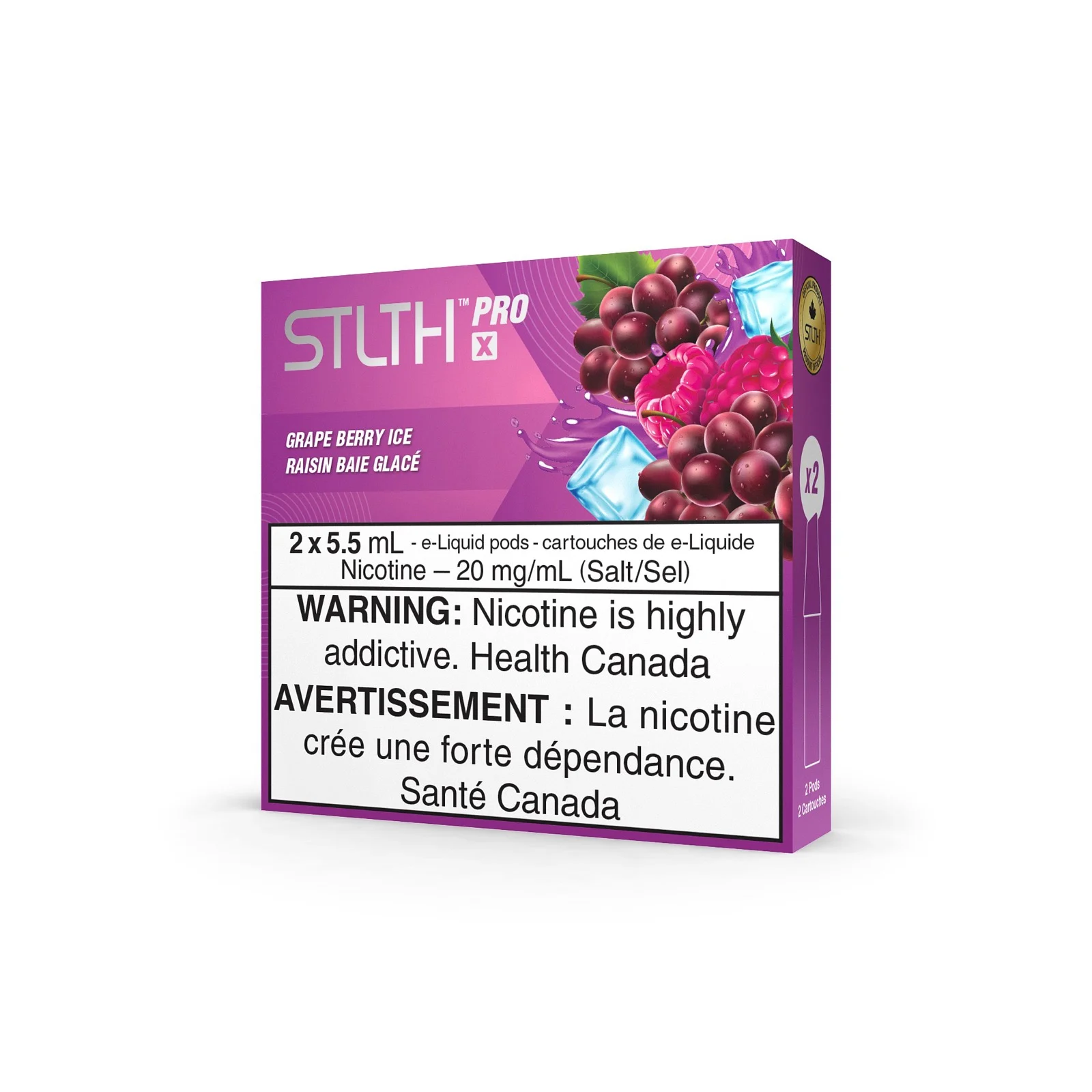 Grape Berry Ice STLTH Pro X Pods