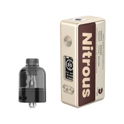 Authentic MECHVAPE X Nitrous Pocket 80W Box Mod Starter Kit - Nitrous Access Peek, VW 5~80W, 1 x 18650