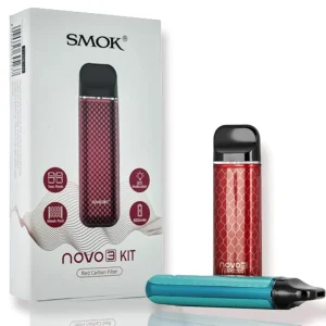 SMOK Novo 3 25W Pod System Red Carbon Fiber