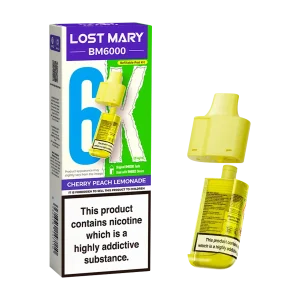 Cherry Peach Lemonade Lost Mary BM6000 Refill Pack