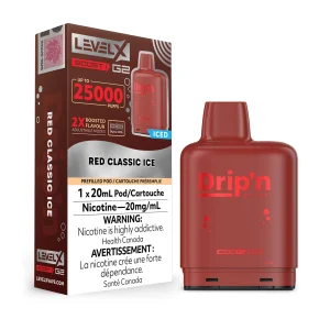 Red Classic Ice Drip’n Boost G2 – Level X Pod