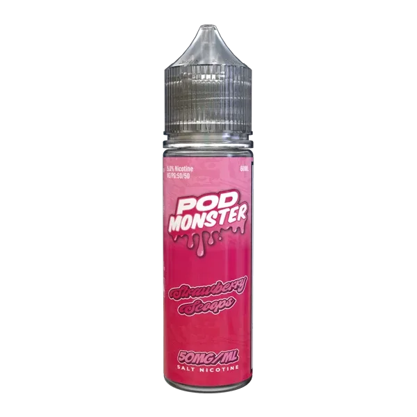 Strawberry Scoops Pod Monster Salts 60ml