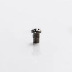 SXK Replacement Bohrung Airflow Insert Air Screw for Flash e-Vapor V4.5 /V4.5S+ RTA - Black, 1.7mm Airhole, 5.03 x 3.86mm (1 PC)