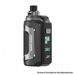 [Ships from Bonded Warehouse] Authentic GeekVape Aegis Hero 5 50W Pod Mod Kit - Iron Black, VW 5~50W, 2000mAh, 6.5ml, 0.2ohm
