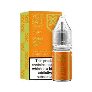 Pod Salt Nexus Orange Mango Lime 10ml Nic Salt