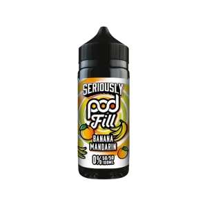 Doozy Seriously Pod Fill Banana Mandarin 100ml Shortfill