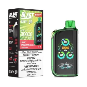 Watermelon Ice Sour Drip’n by Envi Fasta Blast 30K – Disposable Vape