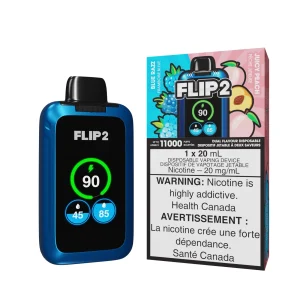 Blue Razz and Juicy Peach Flip 2 – Disposable Vape