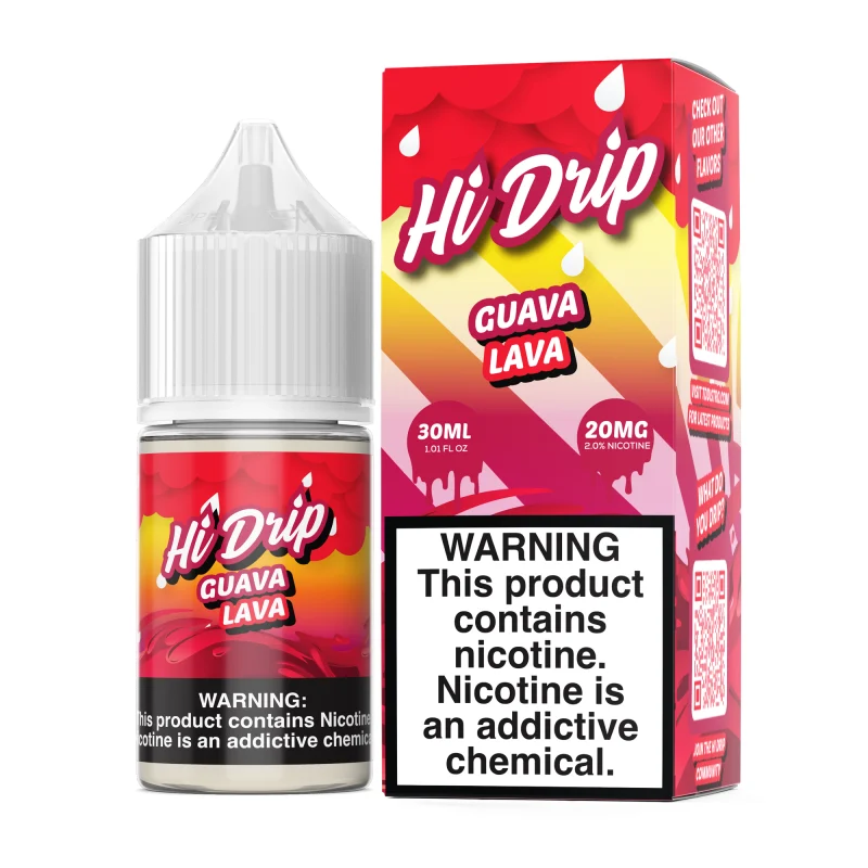 Guava Lava Nic Salt Vape Juice 30ml – Hi Drip