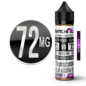 SynthNic NicShot Nicotine Additive 15ml-ATC-Hybrid HitSalt - 72mg (for 60ml bottles only)