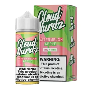 Buy Cloud Nurdz Watermelon Apple 100ml Vape Juice Online