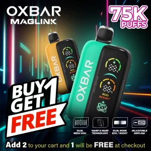 Oxbar Maglink Kit Disposable (75000 Puffs) - Buy 1 Get 1 Free