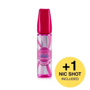 Dinner Lady Strawberry Macaroon E-Liquid Shortfill 50ml