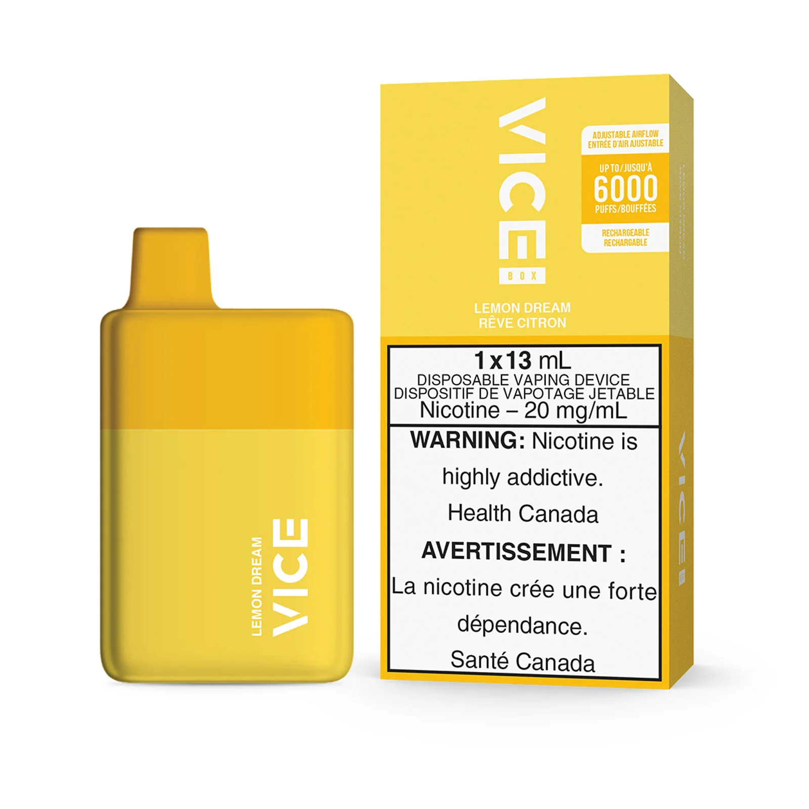 Lemon Dream Vice Box – Disposable Vape