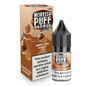 Moreish Puff Brewed Maple Bar Donut 10ml Nic Salt