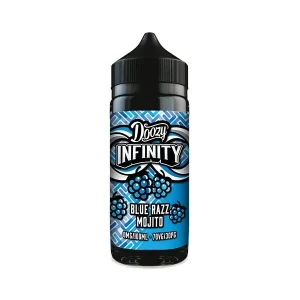Doozy Vape Infinity Pod Fill 50/50 Blue Razz Mojito 0mg 100ml Shortfill