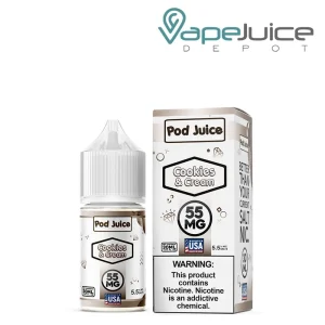 Cookie and Cream Pod Juice TFN Salt 30ml