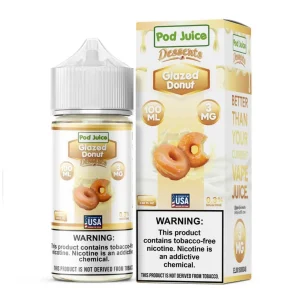 Pod Juice Glazed Donut Tobacco Free Nicotine E-Juice 100ml