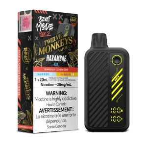 Harambae Iced 12 Monkeys x Flavour Beast Mode Max 2 – Disposable Vape