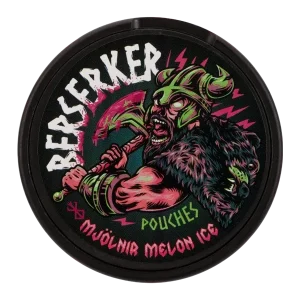 Mjolnir Melon Ice BERSERKER Caffeine Pouches