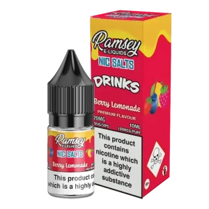 Ramsey E-Liquids Drinks Berry Lemonade Nic Salt 10ml