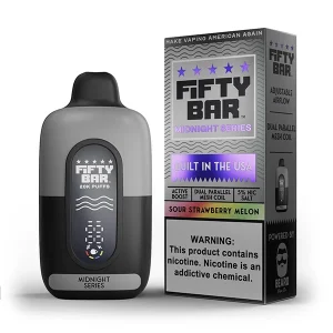 Fifty Bar Midnight Series Disposable | 20000 Puffs