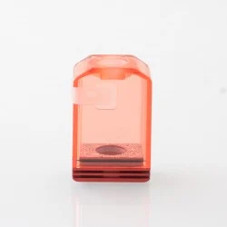Authentic Veepon Tita X2 Boro Tank for BB / Billet / Boro Mod - Damascus + Red, Stainless Steel + PCTG