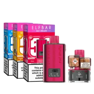 Elf Bar 4-in-1 Ultra 50 (50K) Prefilled Pod Kit