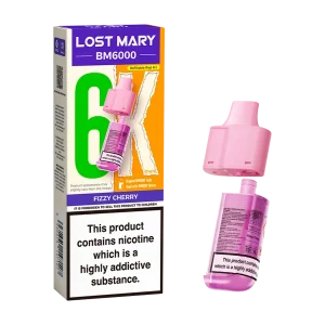 Fizzy Cherry Lost Mary BM6000 Refill Pack