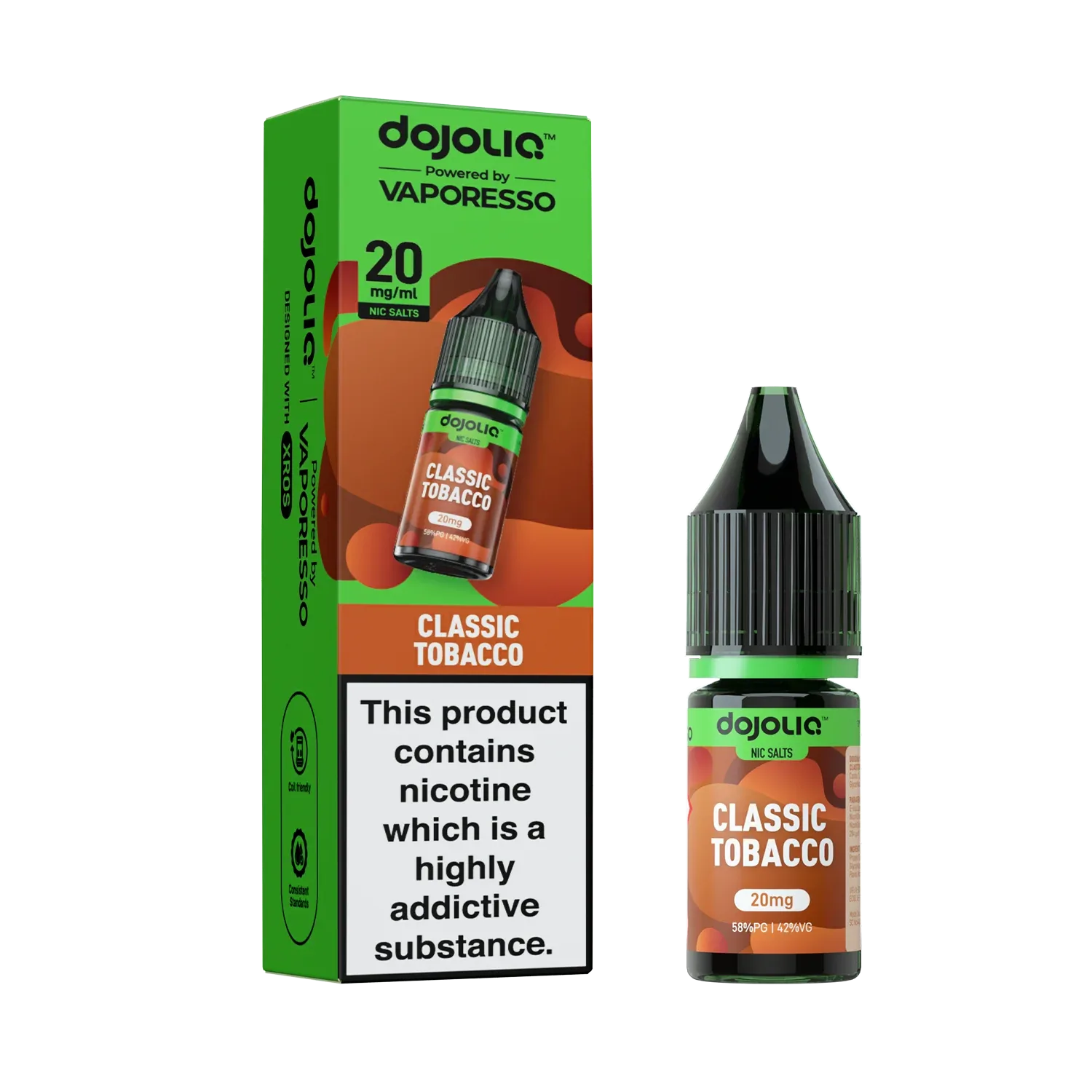 Vaporesso DojoLIQ Classic Tobacco 10ml Nic Salt - Image 2