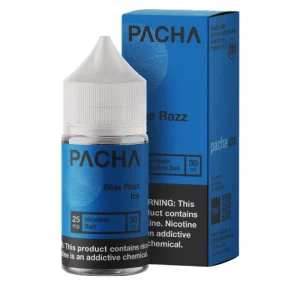 Pachamama Blue Razz Ice Menthol 30ml Salt Nic Vape Juice