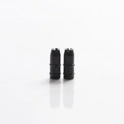 SXK 316 Stainless Steel Wicks-DLC with O-rings for SXK / YFTK Flash e-Vapor V4.5S+ RTA - Black (2 PCS)