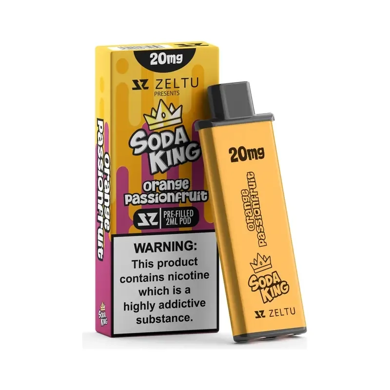 Zeltu X3 Soda King Orange Passionfruit Prefilled Pod - Image 2
