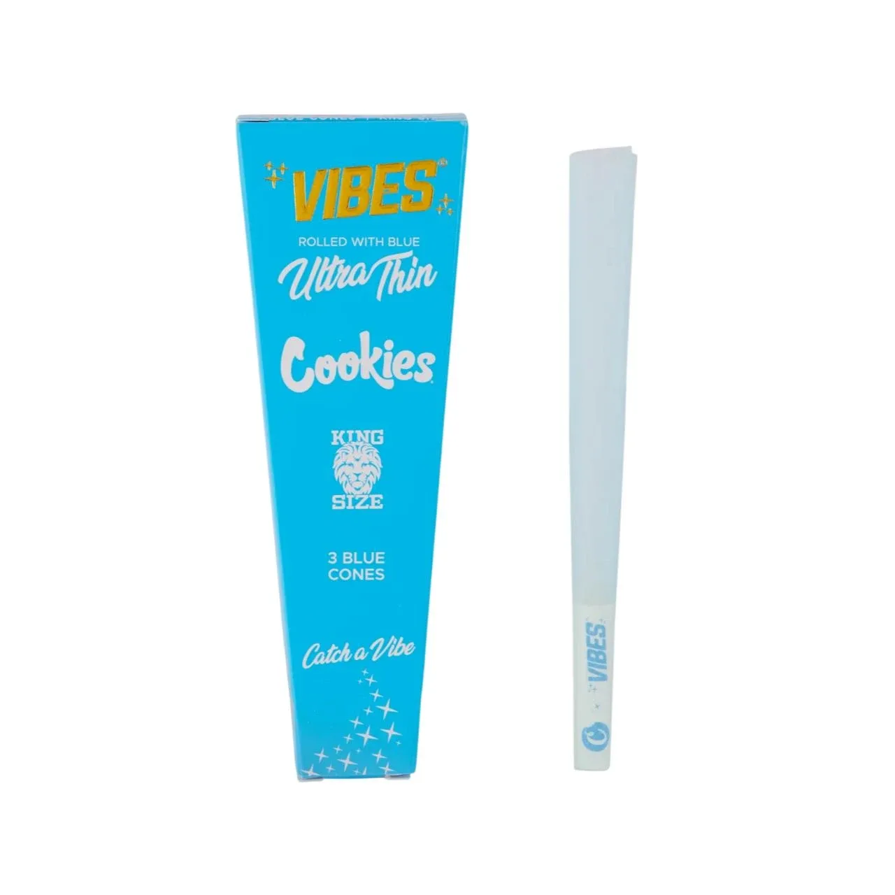 VIBES X COOKIES KING SIZE CONES (Pack of 1) -3COUNT ULTRA THIN