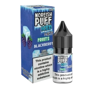 Moreish Puff Iced Blackberry Fruits 10ml Nic Salt