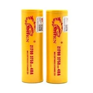 Imren 21700 (3750mah) 40A High Drain Rechargeable Battery (2 pack)