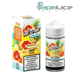 ICED Island Orange Hi-Drip eLiquid 100ml