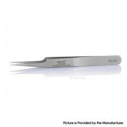 Authentic VETUS 5A-SA Type SS Short Fine Offset Tips High Precision Stainless Tweezers