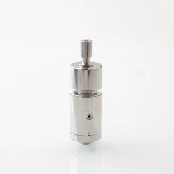 Flash 4.5S+ Style 22mm RTA Rebuildable Tank Atomizer - Silver, Titanium + Stainless Steel, 22mm Diameter