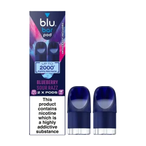 Blueberry Sour Razz Blu Bar Pods