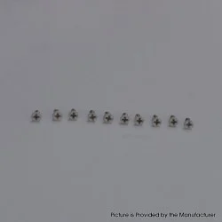 Authentic MK MODS Replacement Screws for VandyVape Pulse AIO V2 Mod Kit - White, (10 PCS)