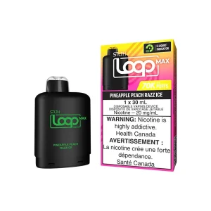 Pineapple Peach Razz Ice STLTH Loop Max Pod