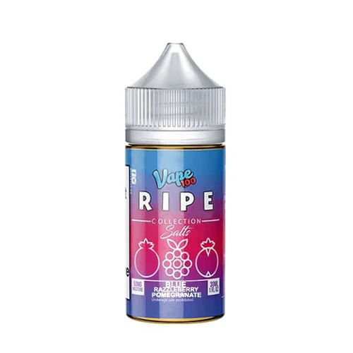Blue Razzleberry Pomegranate by Vape 100 Ripe Collection Salts 30ml
