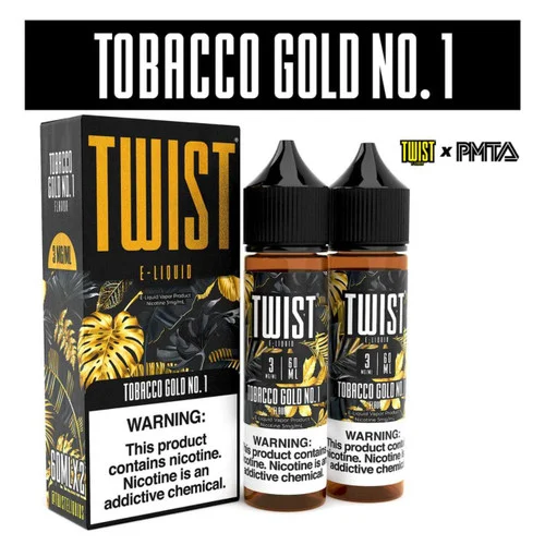 Twist E-Liquids Tobacco Gold No.1 120ml E-Juice - Image 2