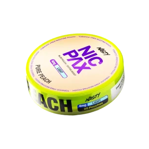 Pure Peach Nasty Nic Pax Nicotine Pouches