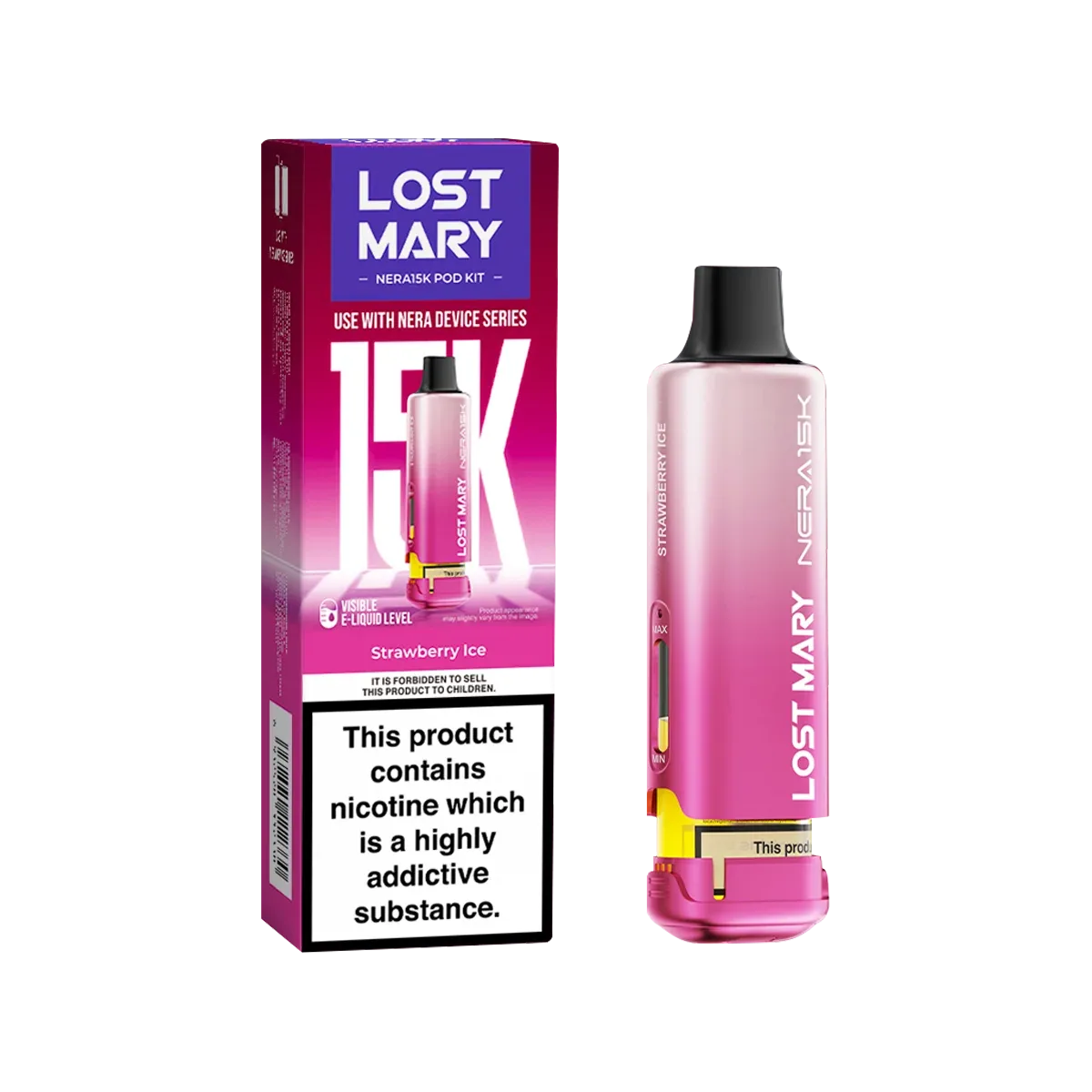 Strawberry Ice Lost Mary NERA15K Refill Pack