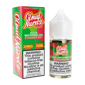 Sour Watermelon Strawberry 30ml TF Nic Salt Vape Juice – Cloud Nurdz