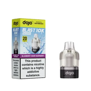 Vaporesso Dojo Blast 10K Blueberry Sour Raspberry Prefilled Pods
