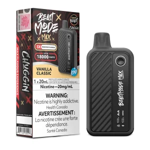 Chuggin Vanilla Classic Flavour Beast Mode Max – Disposable Vape